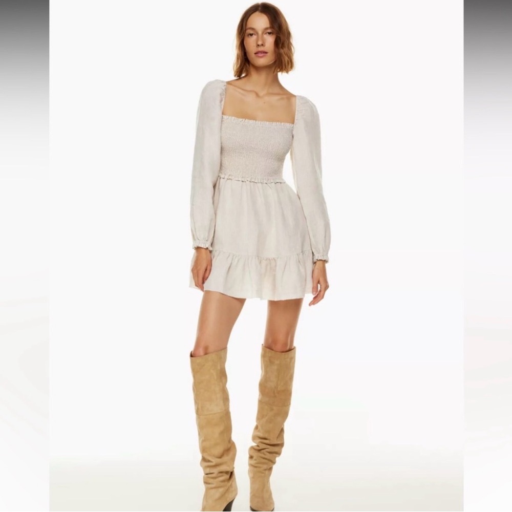 Aritzia Wilfred New Tempest Linen Ecru XS NWT